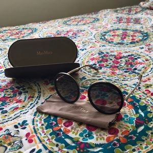 Max Mara Classy Iv round Sunglasses